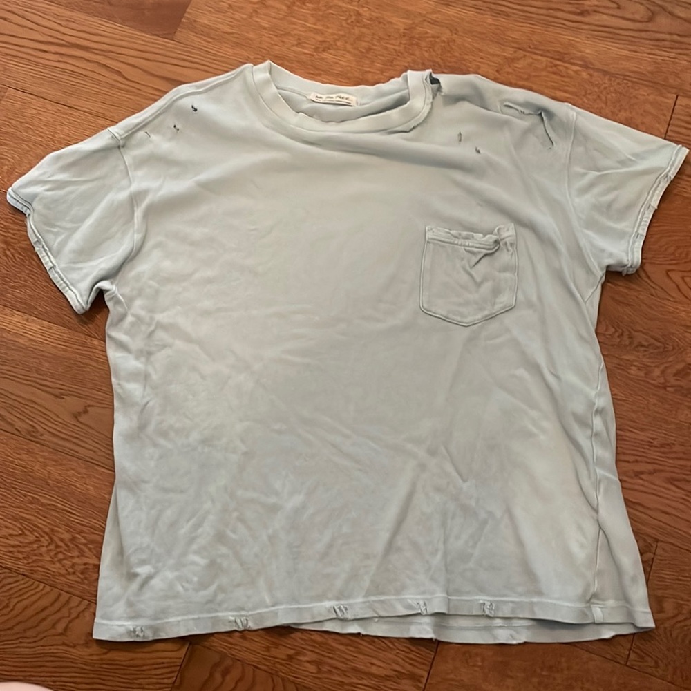 Free People• distressed tee